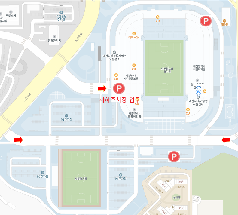 본원 주차안내