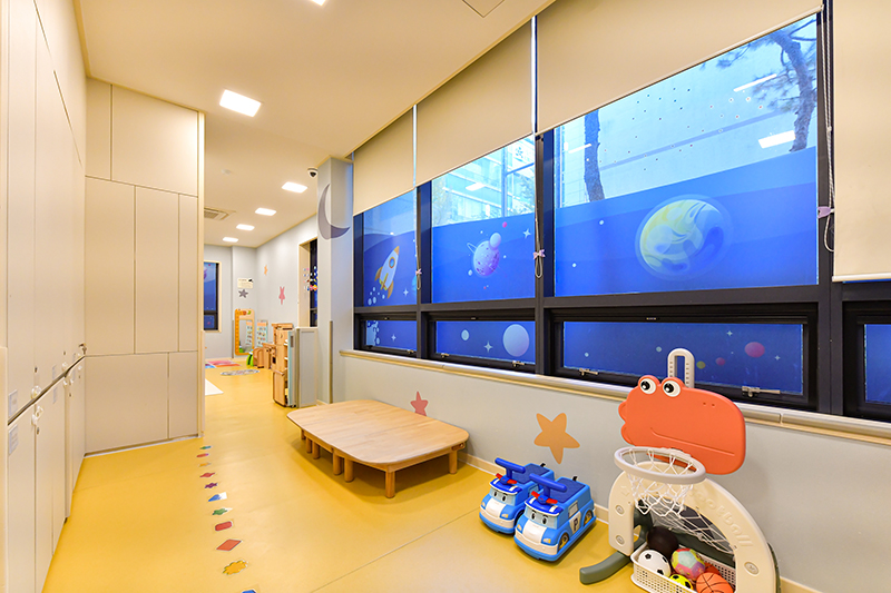 둔산점 시간제보육실 복도