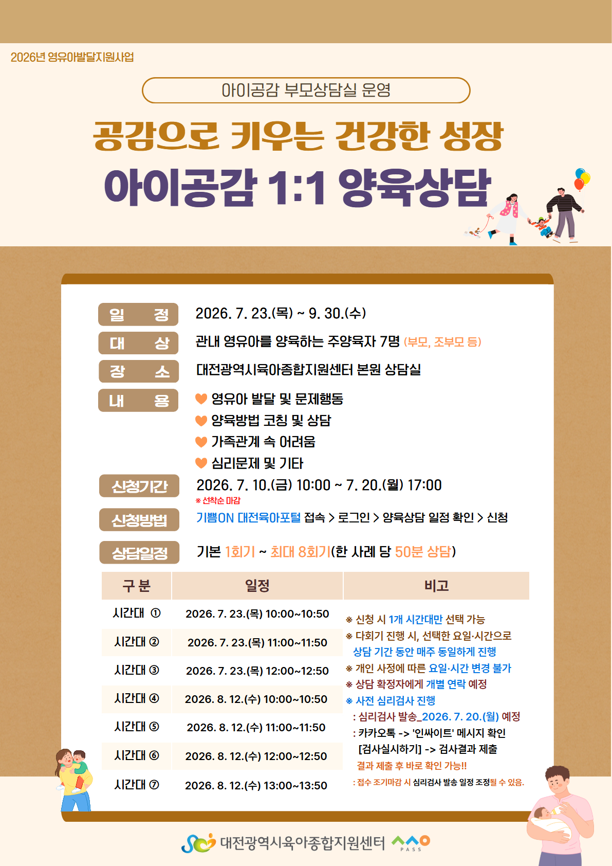 7~9월 아이공감 양육상담