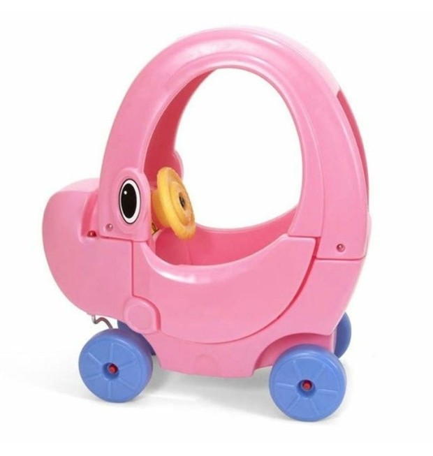 (대형) 코끼리지붕차(핑크)