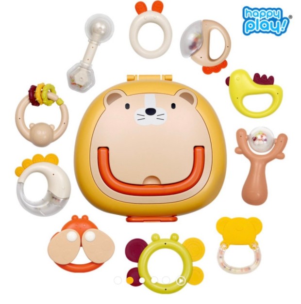 해피라이온 딸랑이 세트