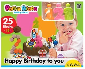 팝보블록 123 생일 케이크 만들기