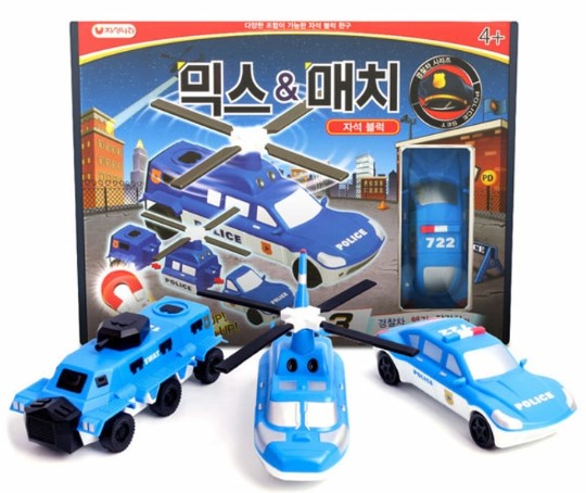 믹스&매치 자석블럭 – 경찰차