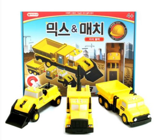믹스&매치 자석블럭 – 건설차