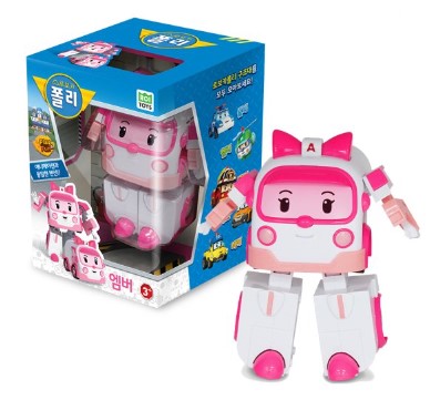 로봇카폴리 변신로봇 4인치 - 엠버