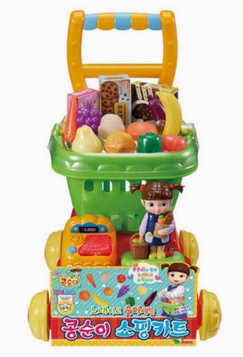 (대형) 노래하고 숫자세는 콩순이 쇼핑카트