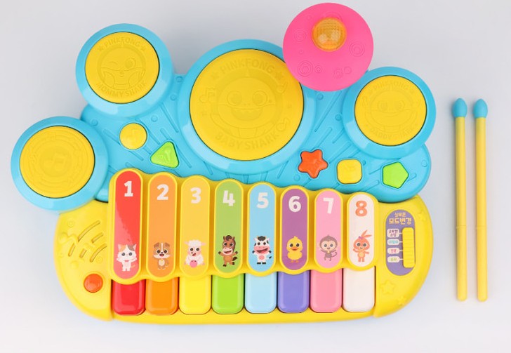 아기상어 드럼 실로폰 피아노