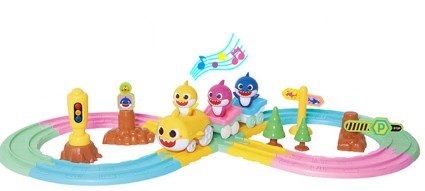 핑크퐁 아기상어 레일 기차놀이