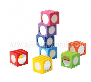 무지개 촉감블록