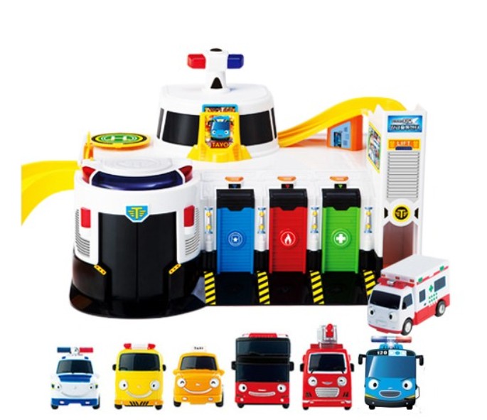 (대형) 타요 긴급 출동 세트