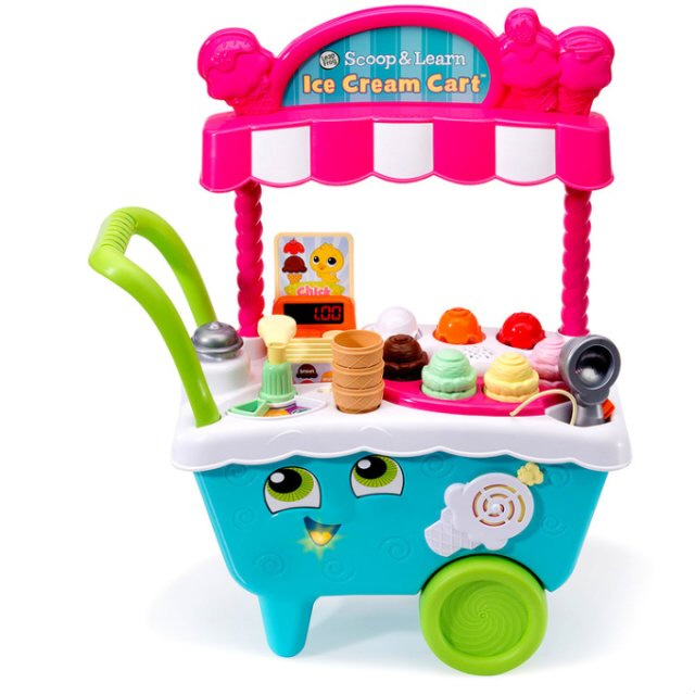 (대형) 아이스크림 카트 - 한영버전