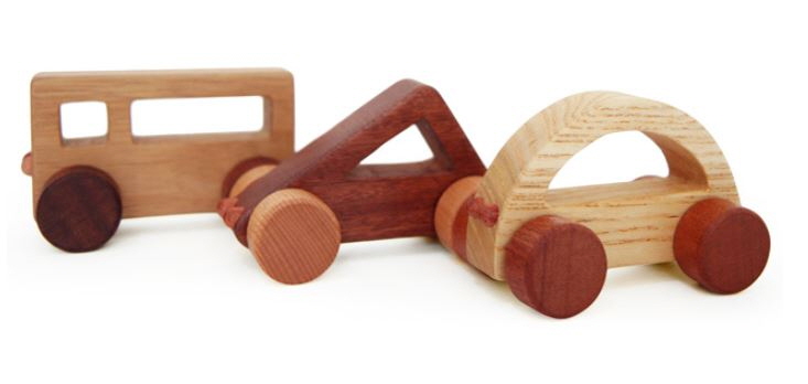 도형 자동차 3종