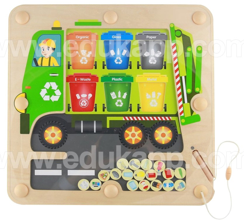 재활용 분리수거 학습판