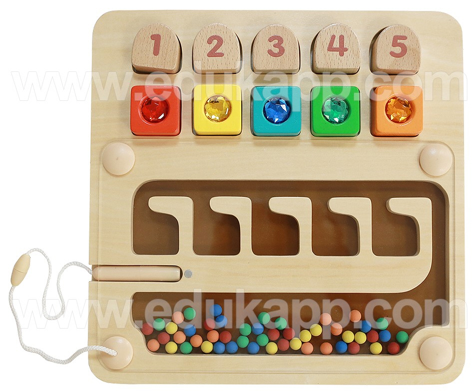 컬러 자석공 옮기기